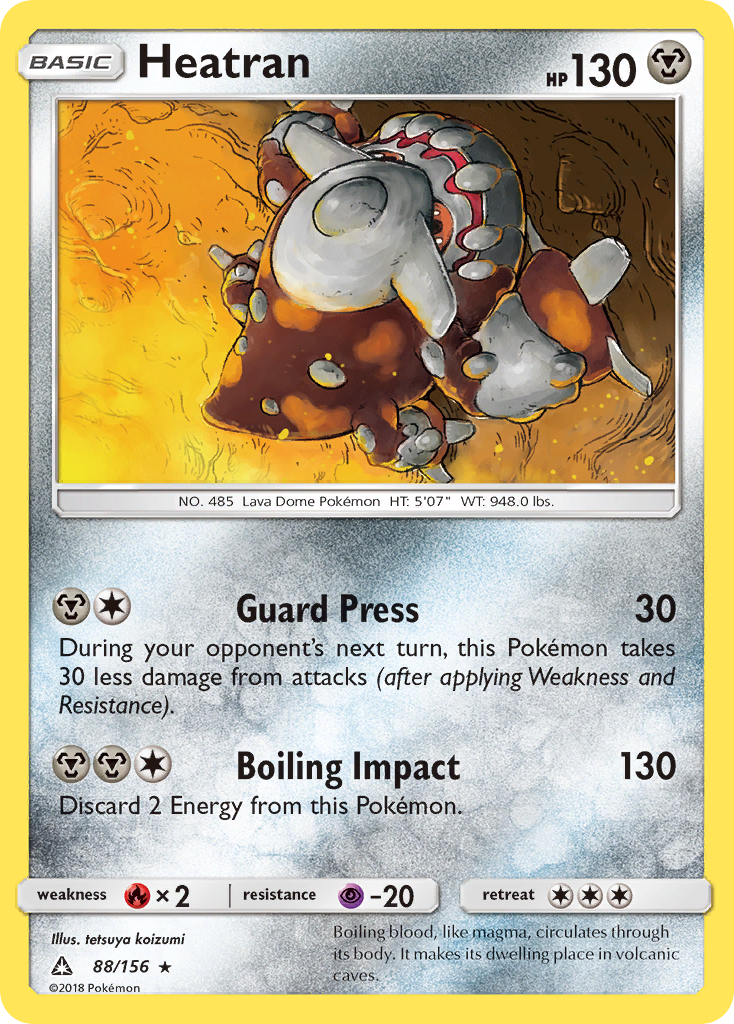 Heatran (88/156) [Sun & Moon: Ultra Prism] - Card Brawlers | Quebec | Canada | Yu-Gi-Oh!