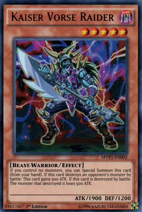 Kaiser Vorse Raider [MVP1-EN002] Ultra Rare - Yu-Gi-Oh! - Card Brawlers | Quebec | Canada |