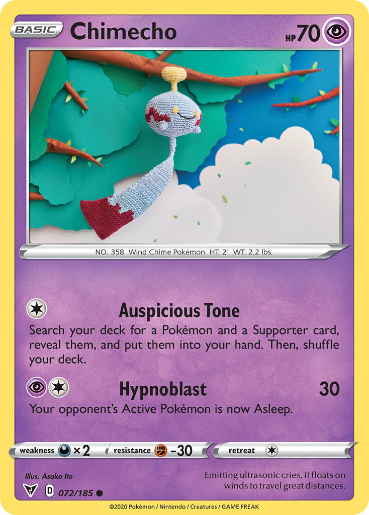 Chimecho (072/185) [Sword & Shield: Vivid Voltage] - Card Brawlers | Quebec | Canada | Yu-Gi-Oh!