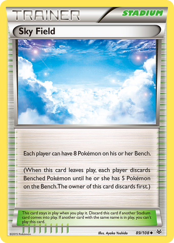 Sky Field (89/108) [XY: Roaring Skies] - Card Brawlers | Quebec | Canada | Yu-Gi-Oh!