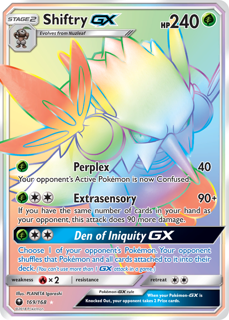 Shiftry GX (169/168) [Sun & Moon: Celestial Storm] - Card Brawlers | Quebec | Canada | Yu-Gi-Oh!