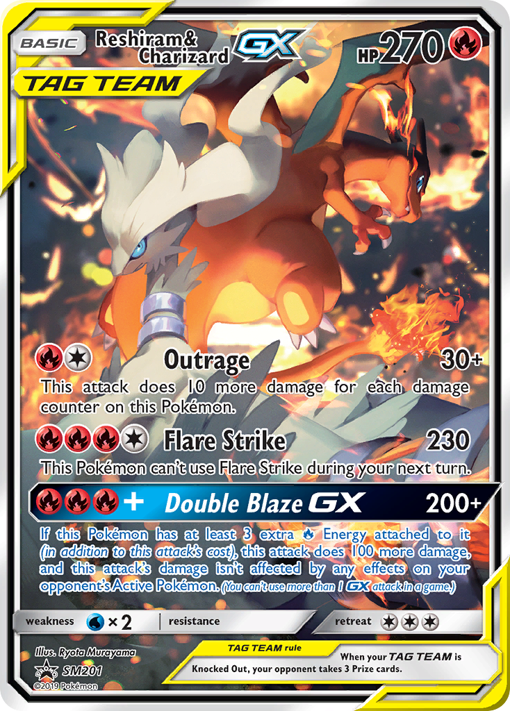 Reshiram & Charizard GX (SM201) [Sun & Moon: Black Star Promos] - Card Brawlers | Quebec | Canada | Yu-Gi-Oh!
