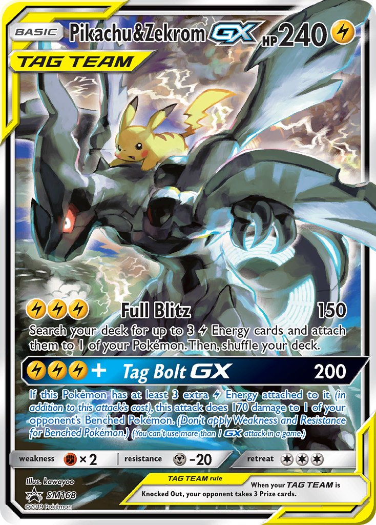 Pikachu & Zekrom GX (SM168) [Sun & Moon: Black Star Promos] - Card Brawlers | Quebec | Canada | Yu-Gi-Oh!