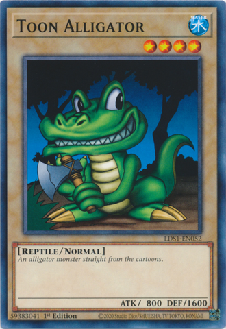 Toon Alligator [LDS1-EN052] Common - Card Brawlers | Quebec | Canada | Yu-Gi-Oh!