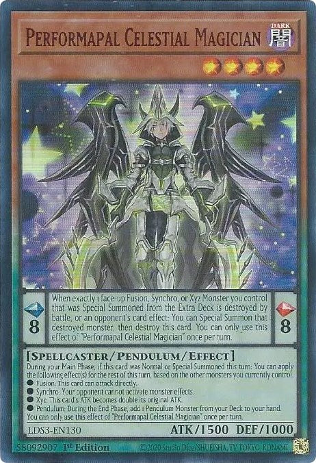 Performapal Celestial Magician (Red) [LDS3-EN130] Ultra Rare - Card Brawlers | Quebec | Canada | Yu-Gi-Oh!