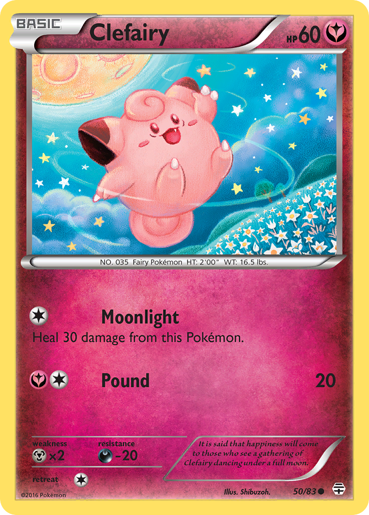 Clefairy (50/83) [XY: Generations] - Card Brawlers | Quebec | Canada | Yu-Gi-Oh!