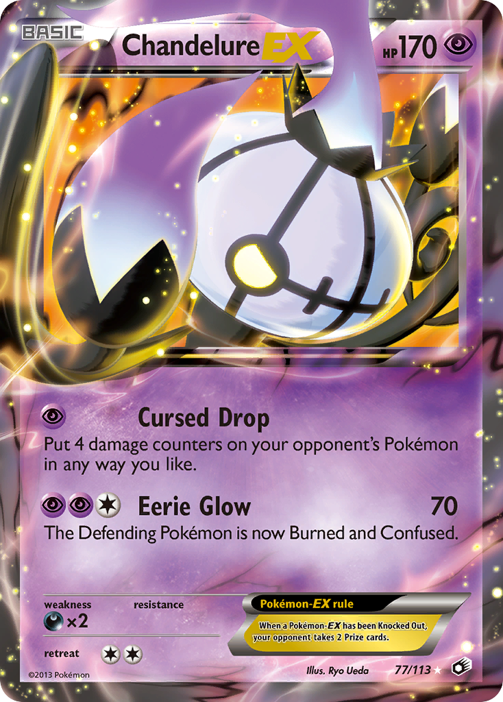 Chandelure EX (77/113) [Black & White: Legendary Treasures] - Card Brawlers | Quebec | Canada | Yu-Gi-Oh!
