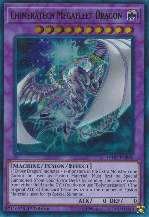 Chimeratech Megafleet Dragon [LEDD-ENB00] Ultra Rare - Yu-Gi-Oh! - Card Brawlers | Quebec | Canada |