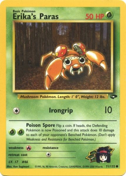Erika's Paras (71/132) [Gym Challenge Unlimited] - Card Brawlers | Quebec | Canada | Yu-Gi-Oh!
