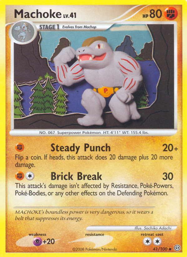Machoke (41/100) [Diamond & Pearl: Stormfront] - Card Brawlers | Quebec | Canada | Yu-Gi-Oh!