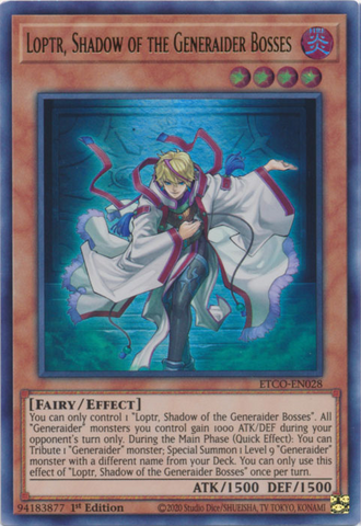 Loptr, Shadow of the Generaider Bosses [ETCO-EN028] Ultra Rare - Card Brawlers | Quebec | Canada | Yu-Gi-Oh!