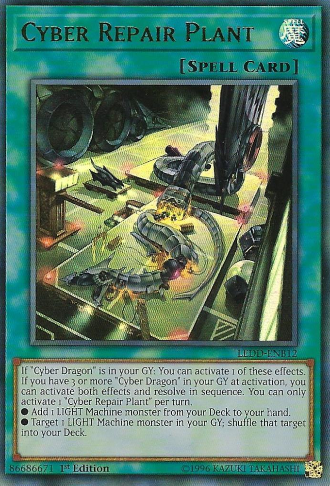 Cyber Repair Plant [LEDD-ENB12] Ultra Rare - Yu-Gi-Oh! - Card Brawlers | Quebec | Canada |