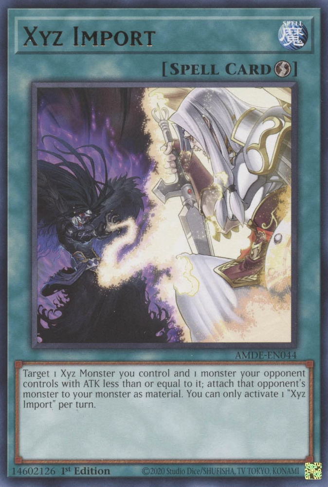 Xyz Import [AMDE-EN044] Rare - Card Brawlers | Quebec | Canada | Yu-Gi-Oh!