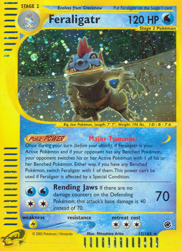 Feraligatr (12/165) [Expedition: Base Set] - Card Brawlers | Quebec | Canada | Yu-Gi-Oh!