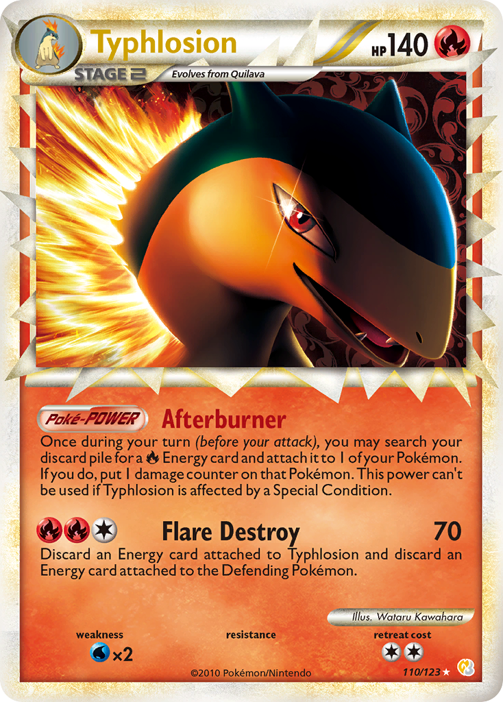 Typhlosion (110/123) [HeartGold & SoulSilver: Base Set] - Card Brawlers | Quebec | Canada | Yu-Gi-Oh!