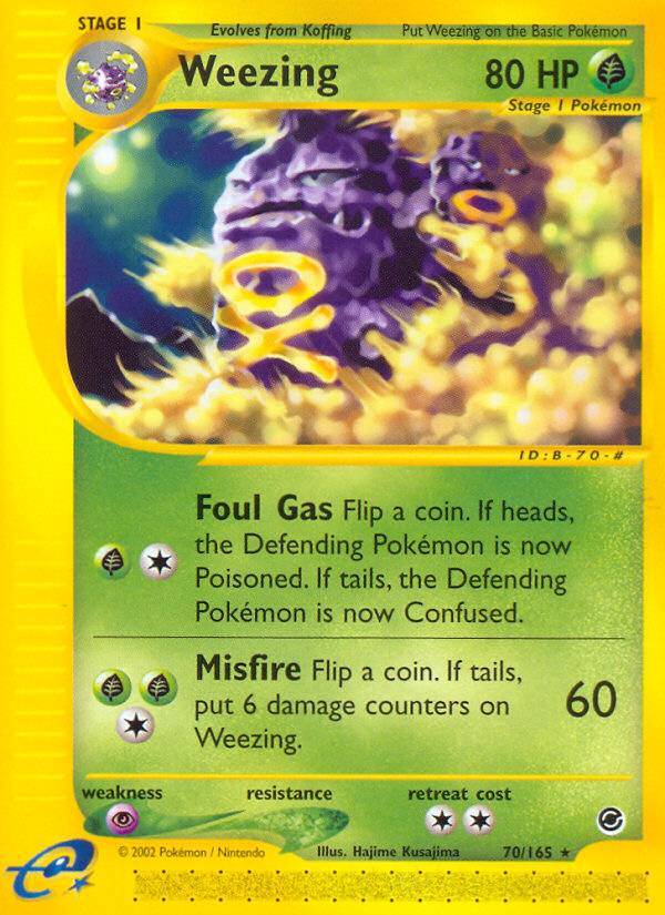 Weezing (70/165) [Expedition: Base Set] - Card Brawlers | Quebec | Canada | Yu-Gi-Oh!
