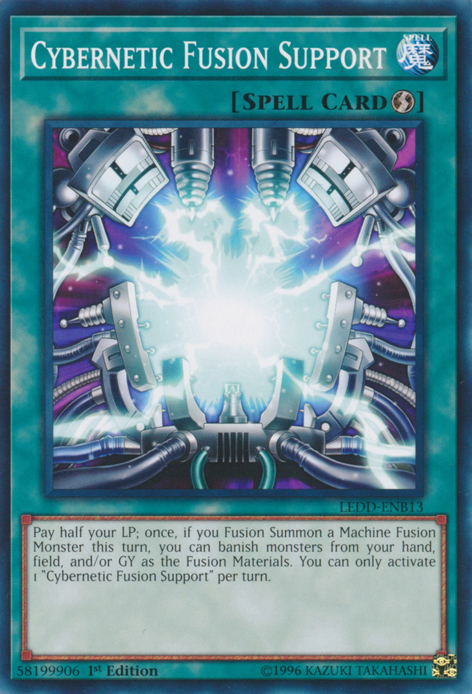 Cybernetic Fusion Support [LEDD-ENB13] Common - Yu-Gi-Oh! - Card Brawlers | Quebec | Canada |