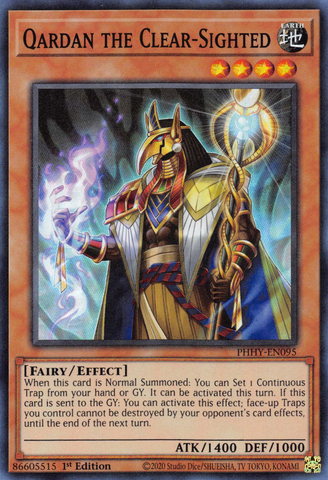 Qardan the Clear-Sighted [PHHY-EN095] Super Rare - Card Brawlers | Quebec | Canada | Yu-Gi-Oh!