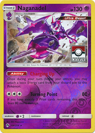 Naganadel (108/214) (League Promo) [Sun & Moon: Lost Thunder] - Card Brawlers | Quebec | Canada | Yu-Gi-Oh!