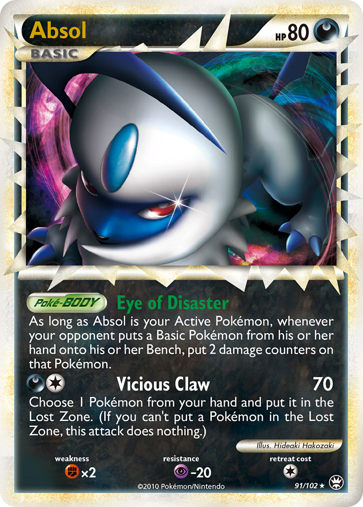 Absol (91/102) [HeartGold & SoulSilver: Triumphant] - Card Brawlers | Quebec | Canada | Yu-Gi-Oh!