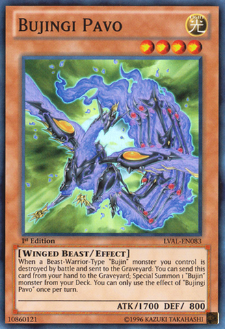 Bujingi Pavo [LVAL-EN083] Super Rare - Yu-Gi-Oh! - Card Brawlers | Quebec | Canada |