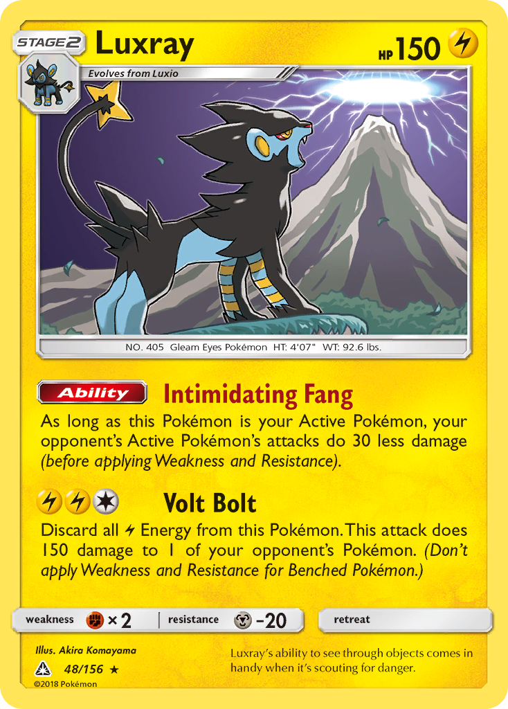 Luxray (48/156) [Sun & Moon: Ultra Prism] - Card Brawlers | Quebec | Canada | Yu-Gi-Oh!