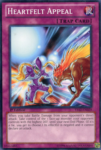 Heartfelt Appeal [YS12-EN029] Common - Card Brawlers | Quebec | Canada | Yu-Gi-Oh!