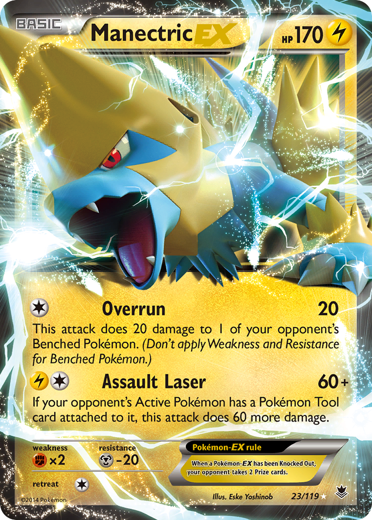 Manectric EX (23/119) [XY: Phantom Forces] - Card Brawlers | Quebec | Canada | Yu-Gi-Oh!