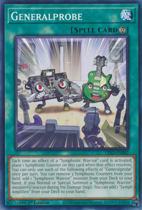 Generalprobe [DIFO-EN062] Common - Card Brawlers | Quebec | Canada | Yu-Gi-Oh!