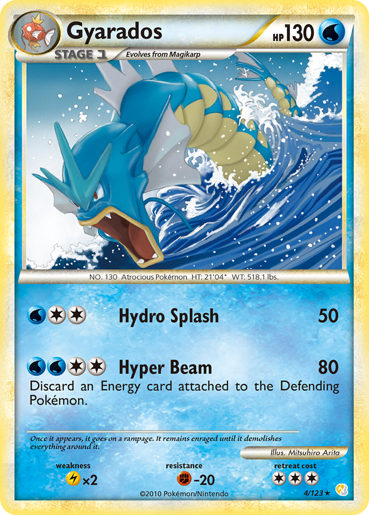 Gyarados (4/123) [HeartGold & SoulSilver: Base Set] - Card Brawlers | Quebec | Canada | Yu-Gi-Oh!