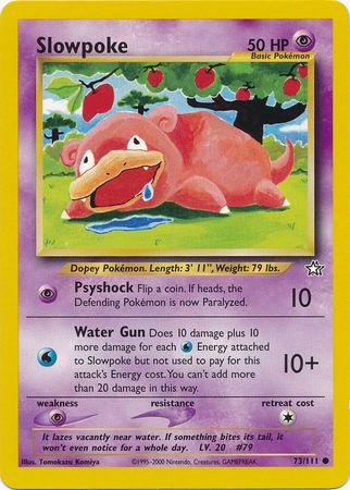 Slowpoke (73/111) [Neo Genesis Unlimited] - Card Brawlers | Quebec | Canada | Yu-Gi-Oh!