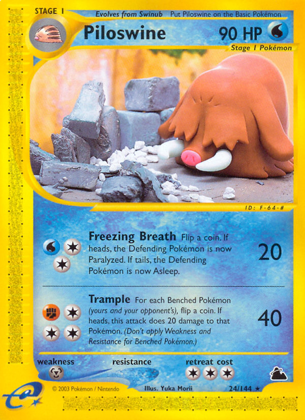 Piloswine (24/144) [Skyridge] - Card Brawlers | Quebec | Canada | Yu-Gi-Oh!