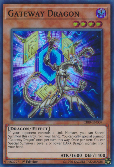 Gateway Dragon [CIBR-EN007] Super Rare - Yu-Gi-Oh! - Card Brawlers | Quebec | Canada |