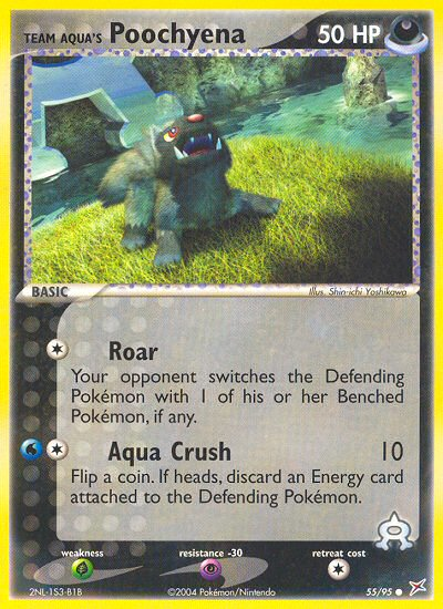 Team Aqua's Poochyena (55/95) [EX: Team Magma vs Team Aqua] - Card Brawlers | Quebec | Canada | Yu-Gi-Oh!