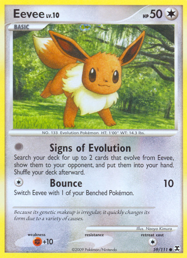 Eevee (59/111) [Platinum: Rising Rivals] - Card Brawlers | Quebec | Canada | Yu-Gi-Oh!