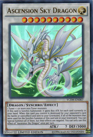 Ascension Sky Dragon [YCSW-EN007] Ultra Rare - Card Brawlers | Quebec | Canada | Yu-Gi-Oh!