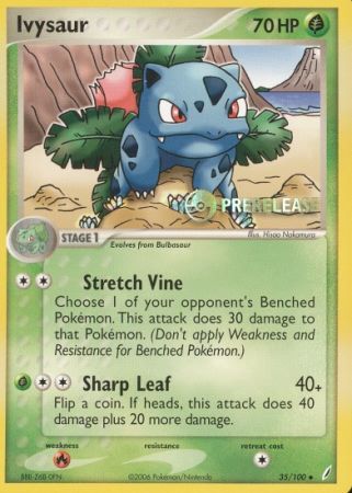 Ivysaur (35/100) (Prerelease Promo) [Nintendo: Black Star Promos] - Card Brawlers | Quebec | Canada | Yu-Gi-Oh!