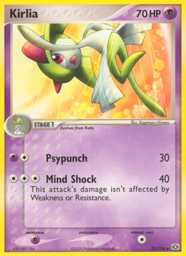 Kirlia (33/106) [EX: Emerald] - Card Brawlers | Quebec | Canada | Yu-Gi-Oh!