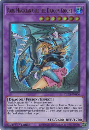 Dark Magician Girl the Dragon Knight (Alternate Art) (Purple) [DLCS-EN006] Ultra Rare - Card Brawlers | Quebec | Canada | Yu-Gi-Oh!