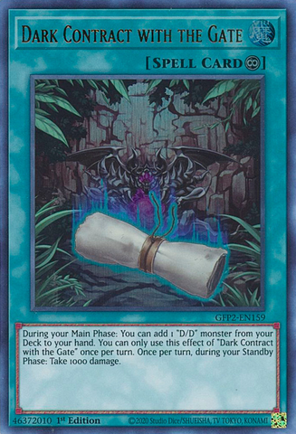 Dark Contract with the Gate [GFP2-EN159] Ultra Rare - Card Brawlers | Quebec | Canada | Yu-Gi-Oh!