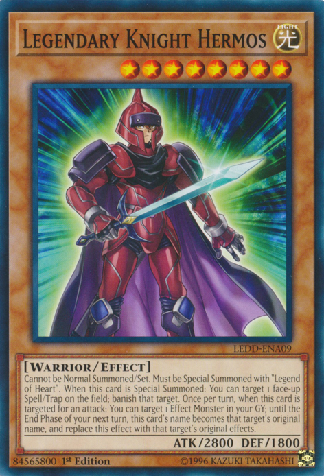 Legendary Knight Hermos [LEDD-ENA09] Common - Yu-Gi-Oh! - Card Brawlers | Quebec | Canada |