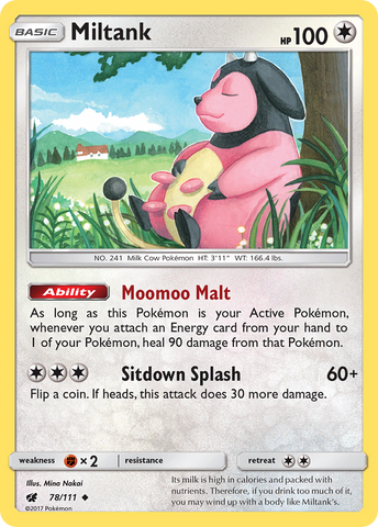 Miltank (78/111) [Sun & Moon: Crimson Invasion] - Card Brawlers | Quebec | Canada | Yu-Gi-Oh!