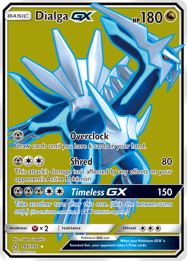 Dialga GX (146/156) [Sun & Moon: Ultra Prism] - Card Brawlers | Quebec | Canada | Yu-Gi-Oh!