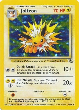 Jolteon (4/64) [Jungle Unlimited] - Card Brawlers | Quebec | Canada | Yu-Gi-Oh!