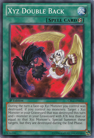 Xyz Double Back [CBLZ-EN056] Common - Card Brawlers | Quebec | Canada | Yu-Gi-Oh!