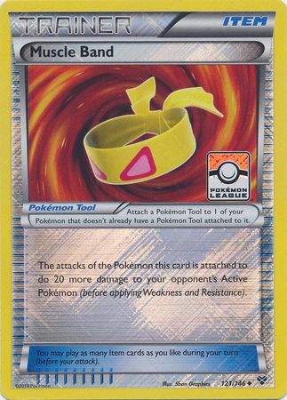 Muscle Band (121/146) (League Promo) [XY: Base Set] - Card Brawlers | Quebec | Canada | Yu-Gi-Oh!