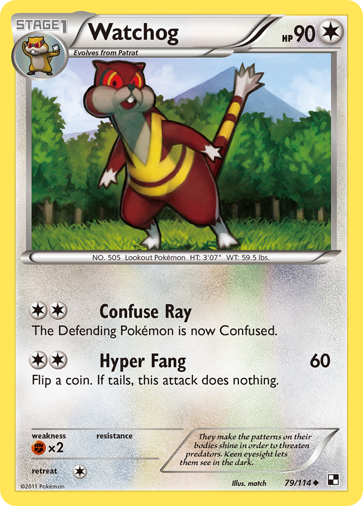 Watchog (79/114) [Black & White: Base Set] - Card Brawlers | Quebec | Canada | Yu-Gi-Oh!