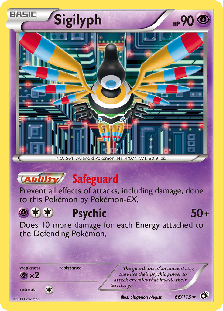 Sigilyph (66/113) [Black & White: Legendary Treasures] - Card Brawlers | Quebec | Canada | Yu-Gi-Oh!