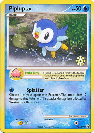 Piplup (72/100) [Countdown Calendar Promos] - Card Brawlers | Quebec | Canada | Yu-Gi-Oh!