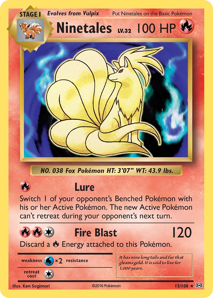 Ninetales (15/108) (Theme Deck Exclusive) [XY: Evolutions] - Card Brawlers | Quebec | Canada | Yu-Gi-Oh!